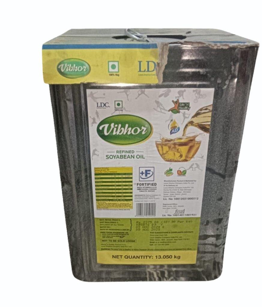 VIBHOR SOYABEAN 13KG TIN
