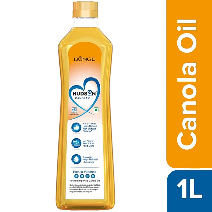 HUDSON CANOLA OIL 1LTR